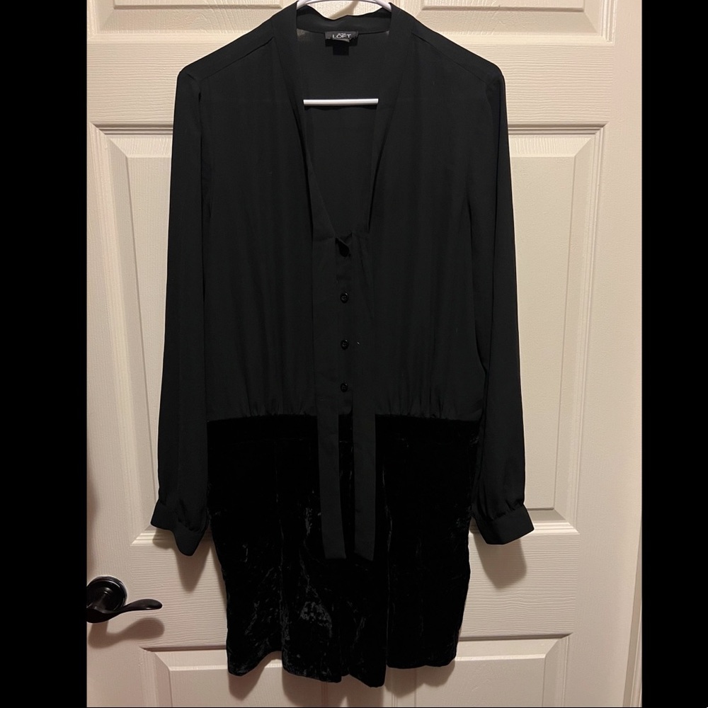 black loft formal romper